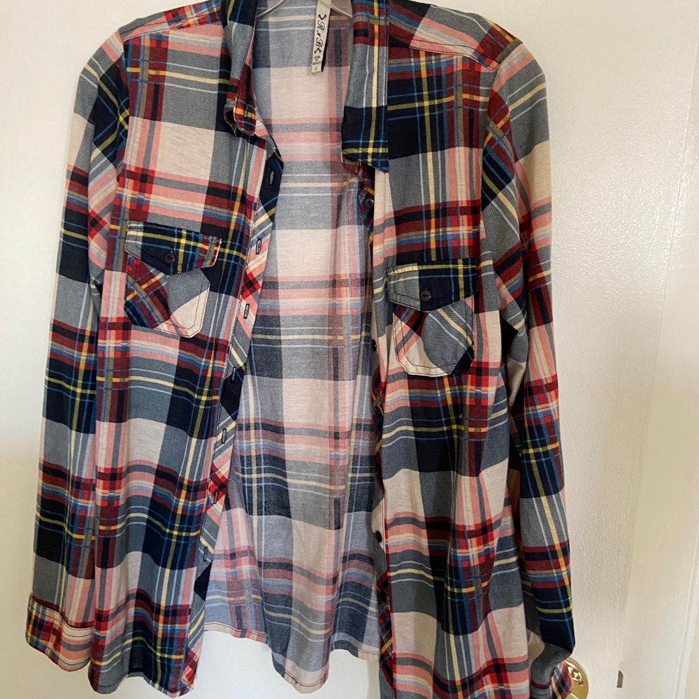 Flannel button down